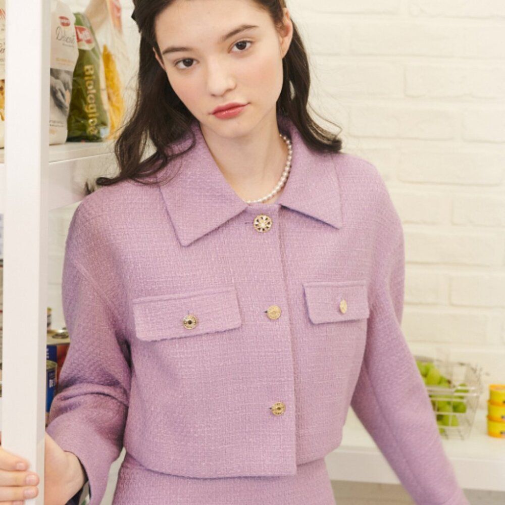 NWT Lang & Lu Lavender Purple FLORENCE JACKET